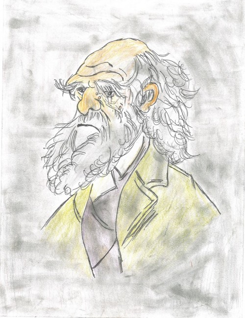 Caricature of Charlie Drawine