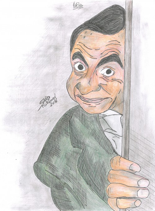 Caricature of Mr Bean