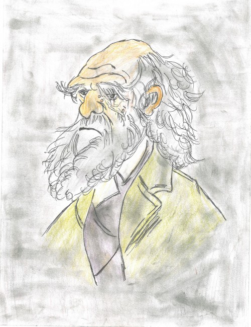 Caricature of Charlie Drawin A4
Charles Robert Darwin, FRS FRGS FLS FZS (12 February 1809 – 19 April 1882) was an English naturalist, geologist and biologist, best known for his contributions to the science of evolution. He established that all species of life have descended over time from common ancestors and, in a joint publication with Alfred Russel Wallace, introduced his scientific theory that this branching pattern of evolution resulted from a process that he called natural selection, in which the struggle for existence has a similar effect to the artificial selection involved in selective breeding.
