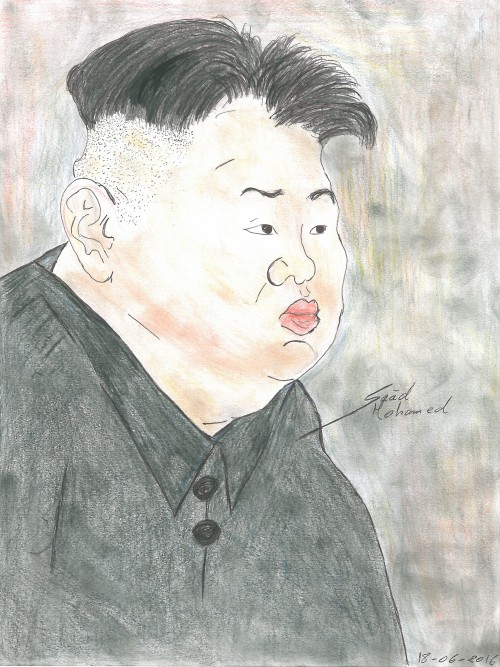 Kim Jong-un (born between 8 January 1982 and 8 January 1984) is the supreme leader of North Korea since 2011. The Chairman of the Workers' Party of Korea (WPK), he is the second child of Kim Jong-il (1941–2011) and Ko Yong-hui. He is the first North Korean leader to have been born after the country's founding. Before taking power, Kim was rarely seen in public, and many of the activities of Kim and his government remain unknown. Even details such as what year he was born, and whether he did indeed attend a Western school under a pseudonym, are difficult to confirm.
Kim succeeded his father and supreme leader of the DPRK, Kim Jong-il, following the elder Kim's death in 2011. Kim holds the titles of Chairman of the Workers' Party of Korea (as First Secretary between 2012 and 2016), Chairman of the Central Military Commission, Chairman of the State Affairs Commission, Supreme Commander of the Korean People's Army, and member of the Presidium of the Politburo of the Workers' Party of Korea, the highest decision-making body in North Korea. Kim was promoted to the rank of Marshal of North Korea in the Korean People's Army on 18 July 2012, consolidating his position as the Supreme Commander of the Armed Forces and is often referred to as Marshal Kim Jong-un or "the Marshal" by state media. Kim obtained two degrees, one in physics at Kim Il-sung University, and another as an Army officer at the Kim Il-sung Military University.
On 12 December 2013, official North Korean news outlets released reports that due to alleged "treachery," he had ordered the execution of his uncle Jang Song-thaek. On 9 March 2014, Kim Jong-un was elected unopposed to the Supreme People's Assembly. Kim Jong-un is widely believed to have ordered the assassination of his half-brother, Kim Jong-nam in Malaysia in February 2017.