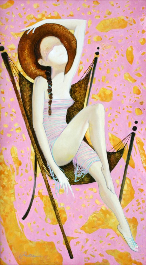 Oil on canvas. 100x55 sm. 2012 y. 
Autor Natig Faracullazadeh
