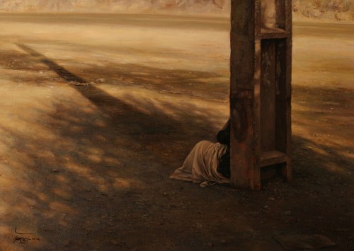 All alone
Oil on Canvas 70 × 50 cm / date 2000