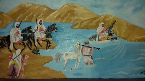 Oil on canvas
Size: 96 ×56 cm