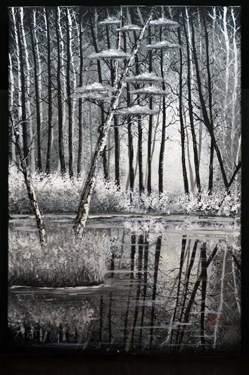 Black & White
Acrylic on canvas 90x60cm